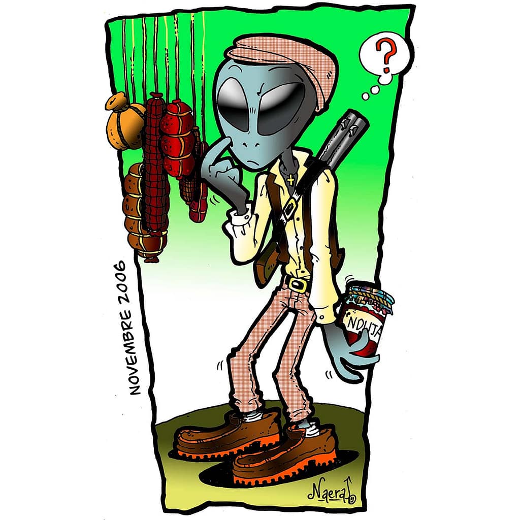 naera-da-altrove-una-terrona-a-milano-il-terrone-va-di-moda-ET-l'extra-terrone-originale-aliena