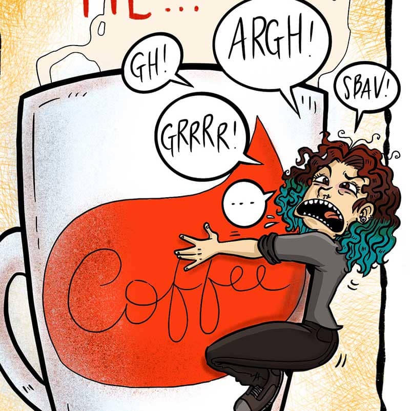 Vignetta umoristica “Coffee”